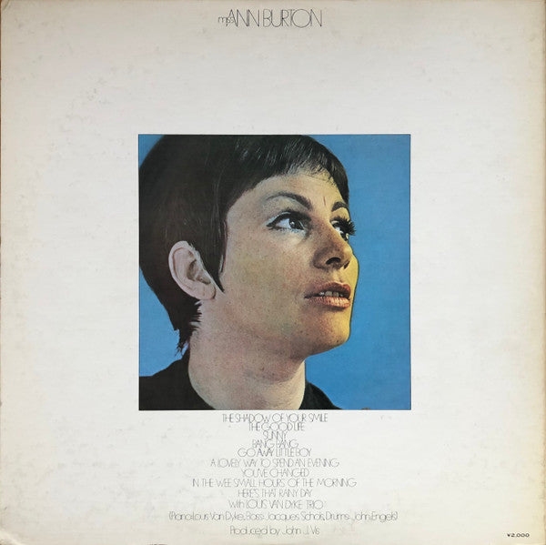Ann Burton - Miss Ann Burton (Vinyl, LP, Compilation) Very Good Plus (VG+) / Very Good (VG)