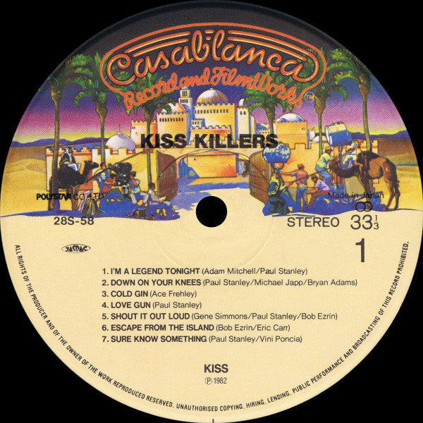 Kiss - Killers (Vinyl, LP, Compilation, Limited Edition)