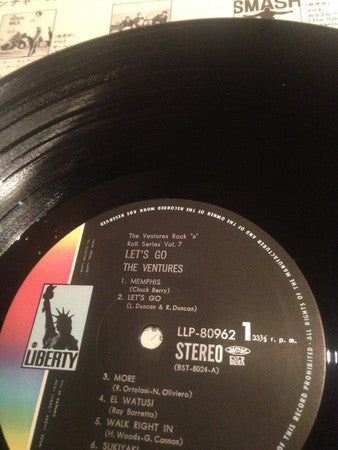 The Ventures - Let's Go! (Vinyl, LP, Album, Stereo) Very Good (VG) / Very Good (VG)