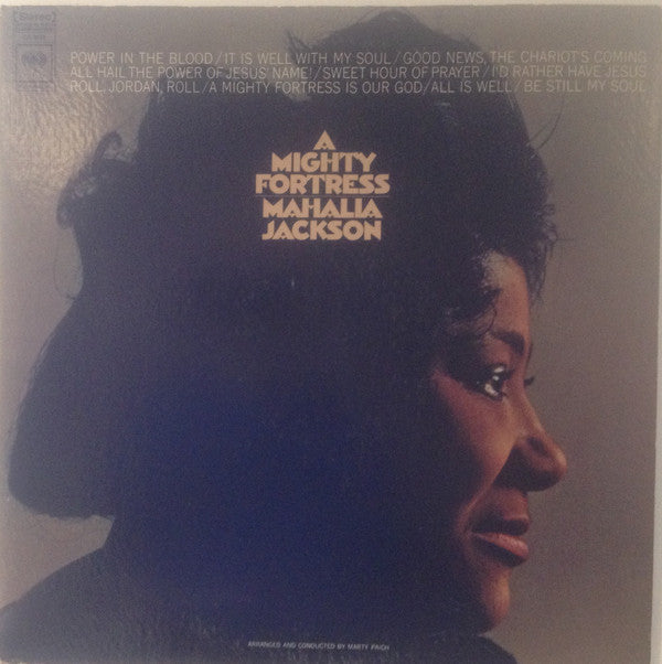Mahalia Jackson - A Mighty Fortress (Vinyl, LP, Album, Stereo) Very Good Plus (VG+) / Very Good Plus (VG+)