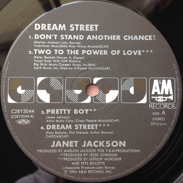 Janet Jackson - Dream Street (Vinyl, LP, Album, Repress, Stereo) Good Plus (G+) / Good Plus (G+)