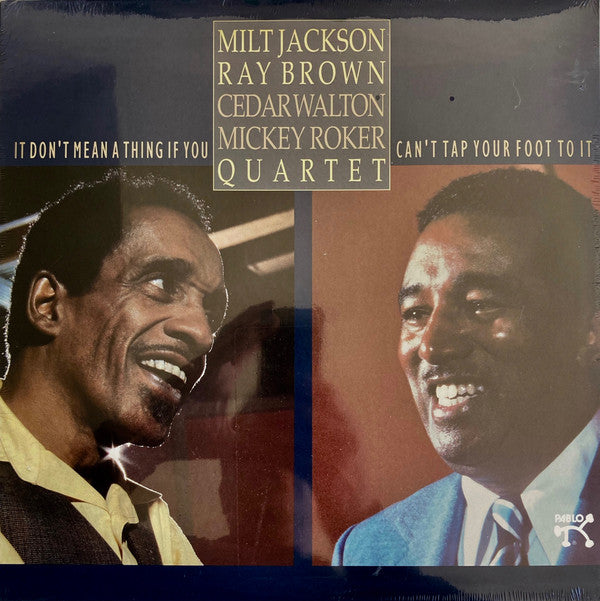 Milt Jackson Ray Brown Quartet - It Don't Mean A Thing If You Can't Tap Your Foot To It (Vinyl, LP, Album, Reissue, Remastered) Very Good (VG) / Very Good Plus (VG+)
