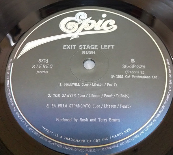 Rush - Exit...Stage Left (Vinyl, LP, Album)