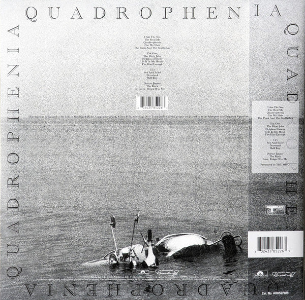 The Who - Quadrophenia (2xVinyl, LP, Album, Reissue, Remastered, Stereo) Very Good Plus (VG+) / Near Mint (NM or M-)