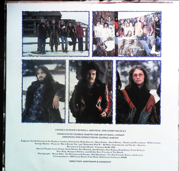America (2) - Hideaway (Vinyl, LP, Album, Stereo)