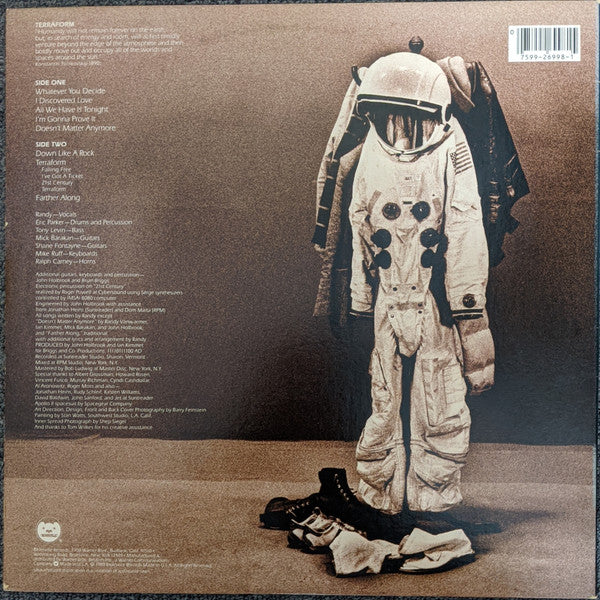 Randy Vanwarmer - Terraform (Vinyl, LP, Album, Stereo) Very Good Plus (VG+) / Very Good Plus (VG+)
