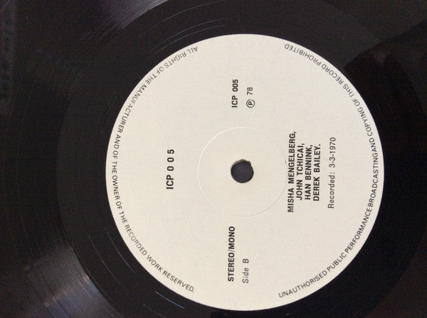 Misha Mengelberg - Fragments (Vinyl, LP, Album) Very Good Plus (VG+) / Very Good Plus (VG+)