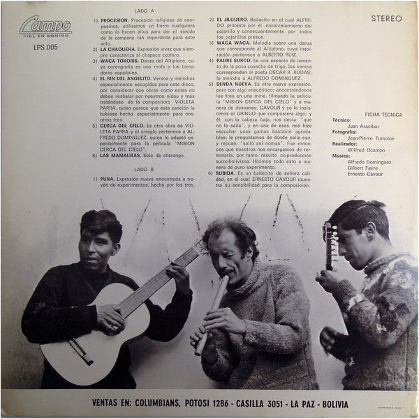 Alfredo Dominguez - Folklore 2 (Vinyl, LP, Album, Stereo) Good Plus (G+) / Good (G)