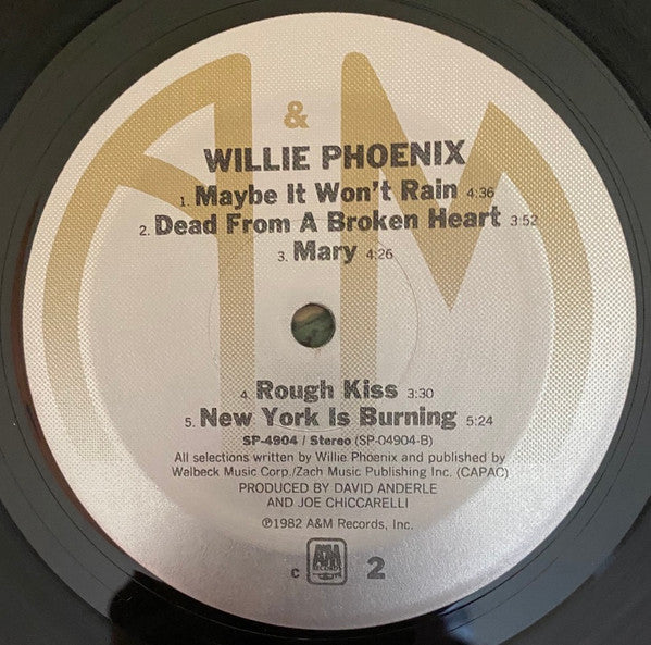 Willie Phoenix - Willie Phoenix (Vinyl, LP, Album) Very Good Plus (VG+) / Very Good Plus (VG+)
