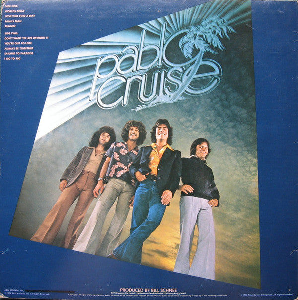 Pablo Cruise - Worlds Away (Vinyl, LP, Album) Very Good (VG) / Very Good Plus (VG+)