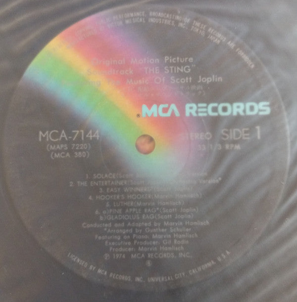 Marvin Hamlisch - The Sting (Original Motion Picture Soundtrack) (Vinyl, LP, Album) Very Good Plus (VG+) / Very Good (VG)