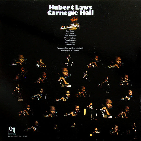 Hubert Laws - Carnegie Hall (Vinyl, LP, Album, Reissue) Very Good Plus (VG+) / Very Good (VG)