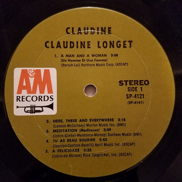 Claudine Longet - Claudine (Vinyl, LP, Album, Stereo) Good Plus (G+) / Good Plus (G+)