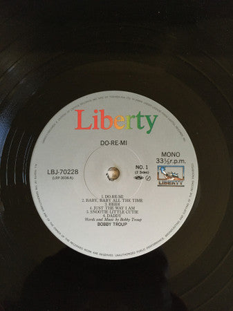 Bobby Troup - Do Re Mi (Vinyl, LP, Album, Mono) Near Mint (NM or M-) / Very Good (VG)