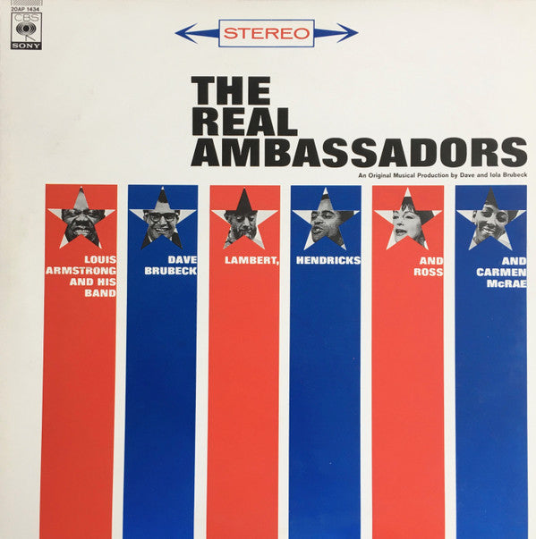 Louis Armstrong And His Band - The Real Ambassadors (Vinyl, LP, Album, Reissue, Stereo) Very Good Plus (VG+) / Very Good Plus (VG+)