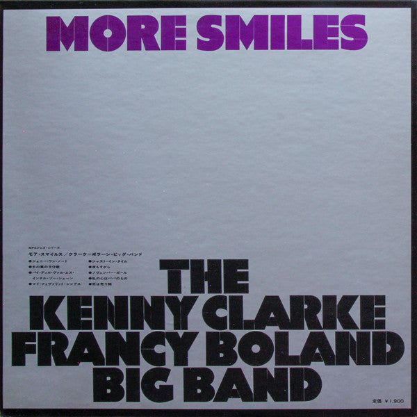 Clarke-Boland Big Band - More Smiles (Vinyl, LP, Album, Promo) Very Good Plus (VG+) / Very Good Plus (VG+)