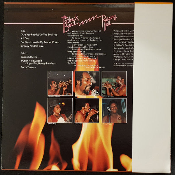 The Fatback Band - Raising Hell (Vinyl, LP, Album)