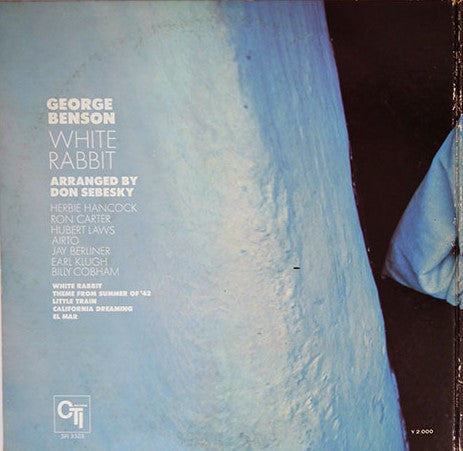George Benson - White Rabbit (Vinyl, LP, Album) Very Good Plus (VG+) / Very Good Plus (VG+)