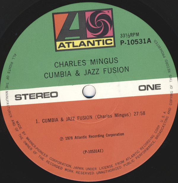 Charles Mingus - Cumbia & Jazz Fusion (Vinyl, LP, Album) Very Good Plus (VG+) / Very Good Plus (VG+)