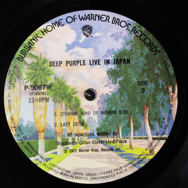Deep Purple - Live In Japan (Vinyl, LP, Album, Reissue)