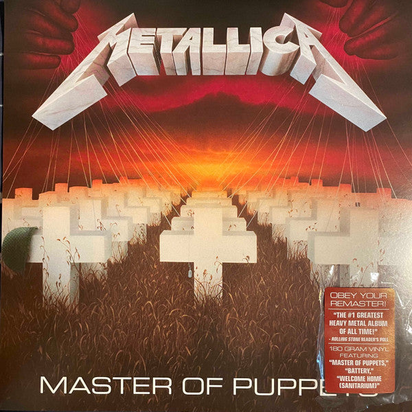 Metallica - Master Of Puppets (Vinyl, LP, Album, Reissue, Remastered) Near Mint (NM or M-) / Near Mint (NM or M-)