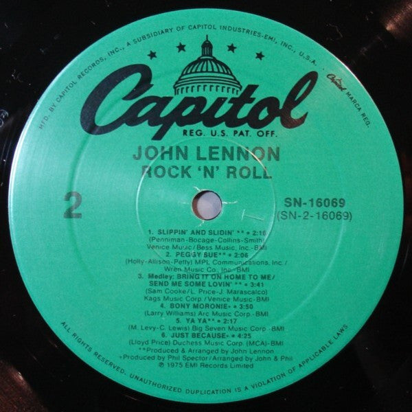 John Lennon - Rock 'N' Roll (Vinyl, LP, Album, Reissue) Very Good Plus (VG+) / Very Good Plus (VG+)