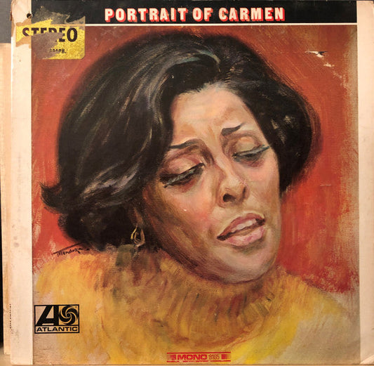 Carmen McRae - Portrait Of Carmen (Vinyl, LP, Album, Mono) Very Good (VG) / Poor (P)