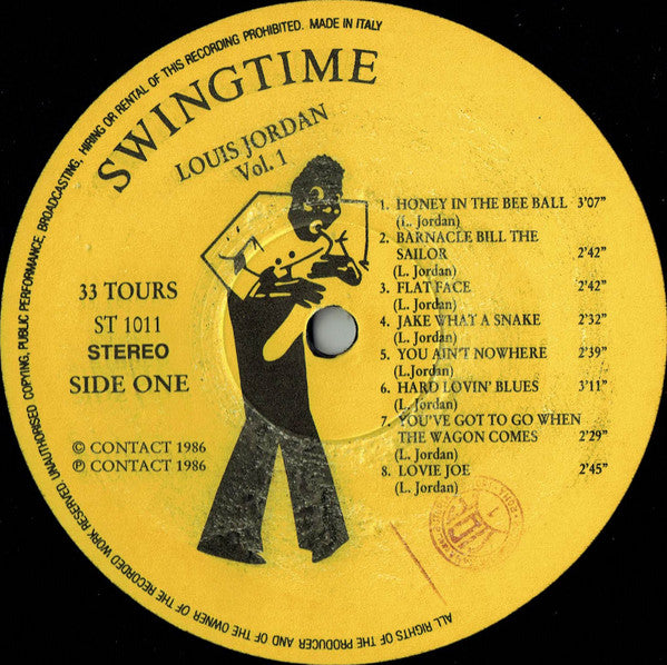 Louis Jordan And His Tympany Five - Hoodoo Man Vol 1 (1938-1940) (Vinyl, LP, Compilation, Remastered, Stereo) Very Good (VG) / Very Good (VG)