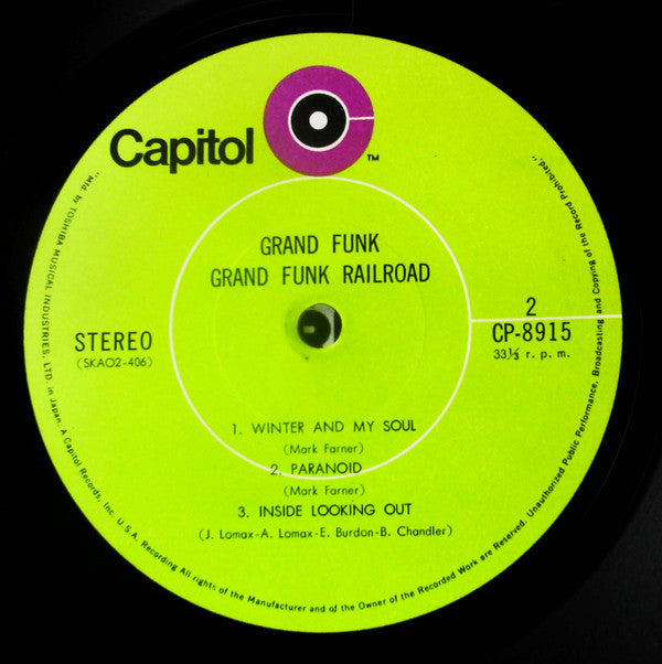 Grand Funk Railroad - Grand Funk (Vinyl, LP, Album, Stereo)