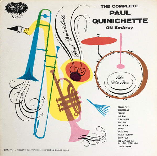 Paul Quinichette - The Complete Paul Quinichette On EmArcy (2xVinyl, LP, Compilation, Mono) Very Good Plus (VG+) / Very Good Plus (VG+)