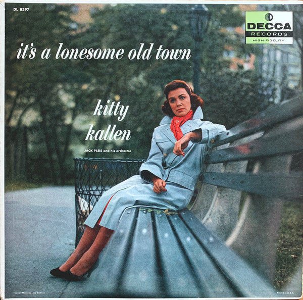 Kitty Kallen - It's A Lonesome Old Town (Vinyl, LP, Album, Mono) Very Good Plus (VG+) / Very Good Plus (VG+)