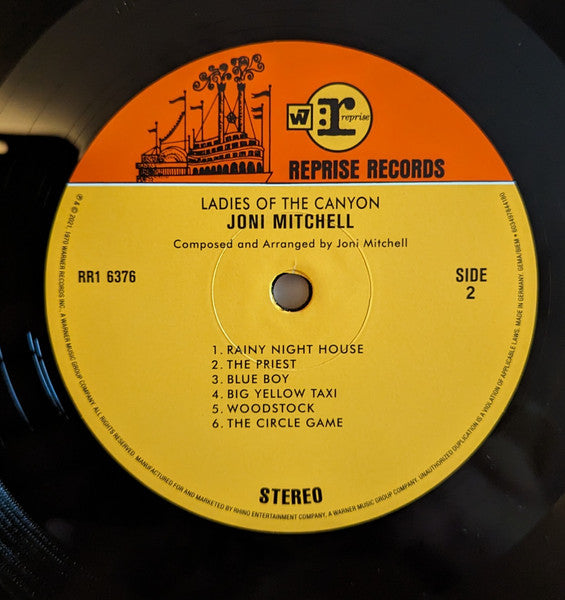 Joni Mitchell - Ladies Of The Canyon (Vinyl, LP, Album, Reissue) Near Mint (NM or M-) / Mint (M)