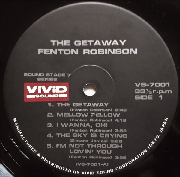 Fenton Robinson - The Getaway (Vinyl, LP, Album, Reissue, Stereo) Very Good (VG) / Very Good (VG)