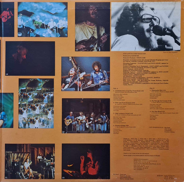 New Grass Revival - Too Late To Turn Back Now (Vinyl, LP, Album, Stereo) Near Mint (NM or M-) / Very Good Plus (VG+)