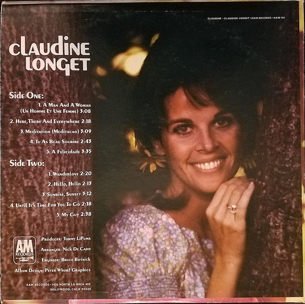 Claudine Longet - Claudine (Vinyl, LP, Album, Stereo) Good Plus (G+) / Good Plus (G+)