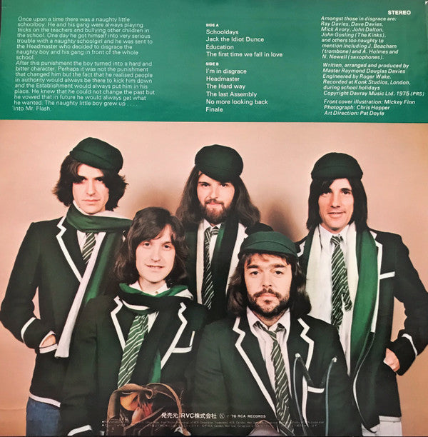The Kinks - The Kinks Present Schoolboys In Disgrace (Vinyl, LP, Album, Stereo) Very Good (VG) / Very Good (VG)