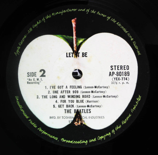 The Beatles - Let It Be = レット・イット・ビー (Vinyl, LP, Album, Reissue)