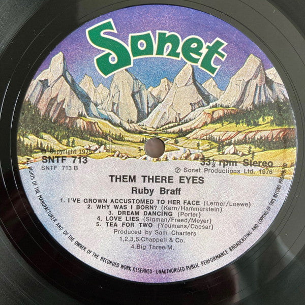 Ruby Braff - Them There Eyes (Vinyl, LP, Album, Stereo) Very Good Plus (VG+) / Very Good Plus (VG+)