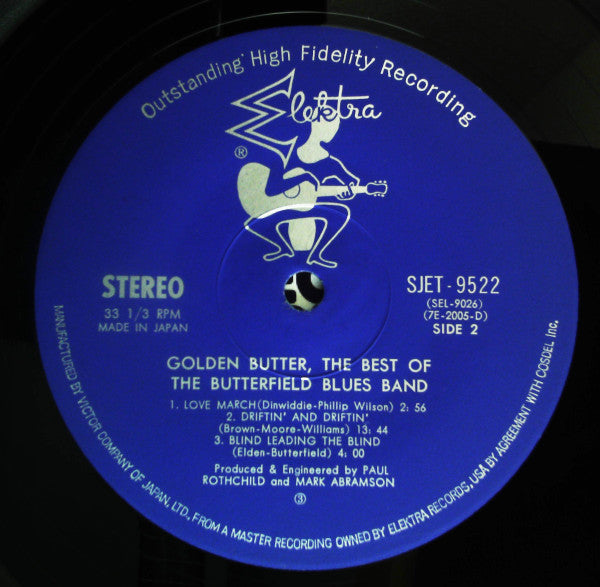 The Paul Butterfield Blues Band - Golden Butter / The Best Of The Paul Butterfield Blues Band (2xVinyl, LP, Compilation, Stereo) Very Good (VG) / Very Good (VG)