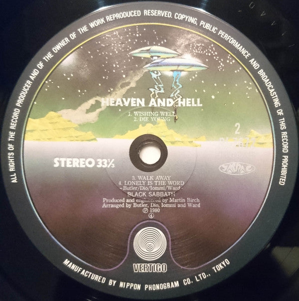 Black Sabbath - Heaven And Hell (Vinyl, LP, Album, Stereo) Very Good Plus (VG+) / Very Good (VG)