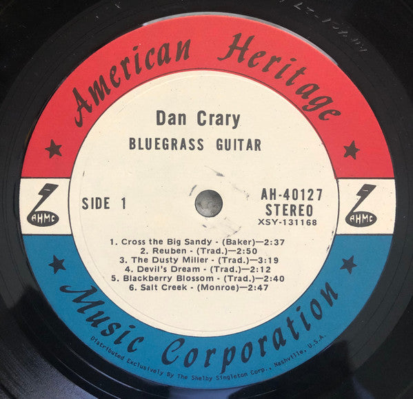 Dan Crary - Bluegrass Guitar (Vinyl, LP, Album) Very Good Plus (VG+) / Very Good Plus (VG+)