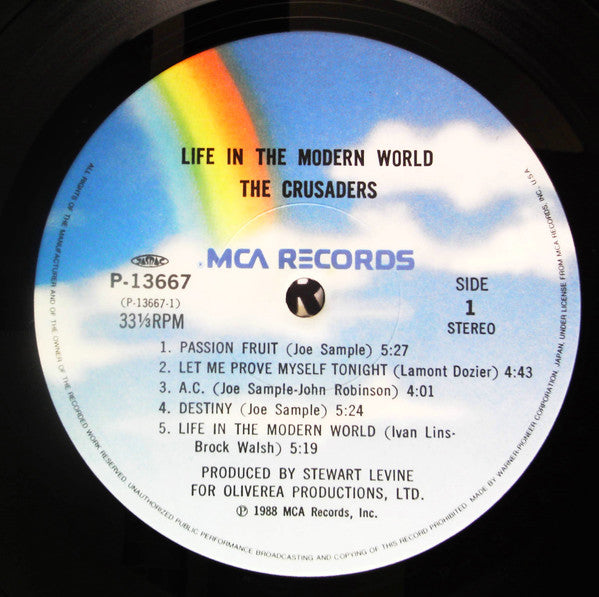 The Crusaders - Life In The Modern World (Vinyl, LP, Album, Stereo) Very Good (VG) / Very Good (VG)