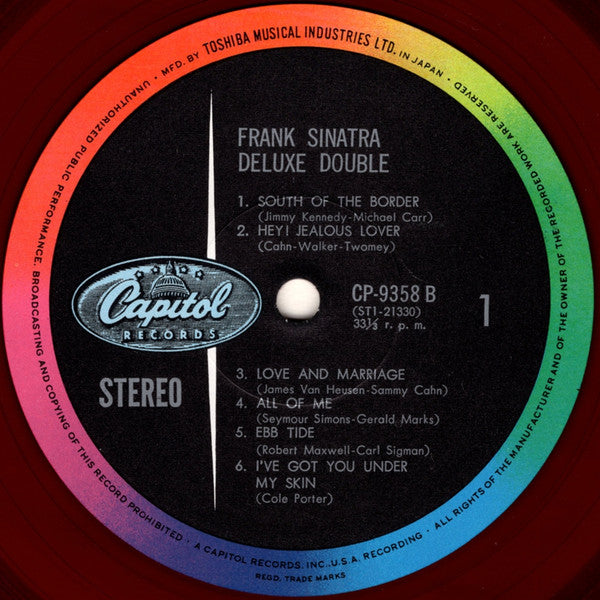 Frank Sinatra - Deluxe Double (2xVinyl, LP, Compilation) Good Plus (G+) / Good Plus (G+)