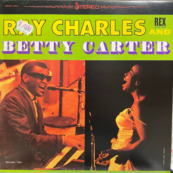 Ray Charles - Ray Charles And Betty Carter With The Jack Halloran Singers (Vinyl, LP, Album, Stereo) Very Good Plus (VG+) / Very Good (VG)