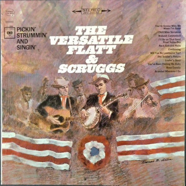 Flatt & Scruggs - The Versatile Flatt & Scruggs: Pickin', Strummin' And Singin' (Vinyl, LP, Album, Stereo) Very Good Plus (VG+) / Very Good (VG)
