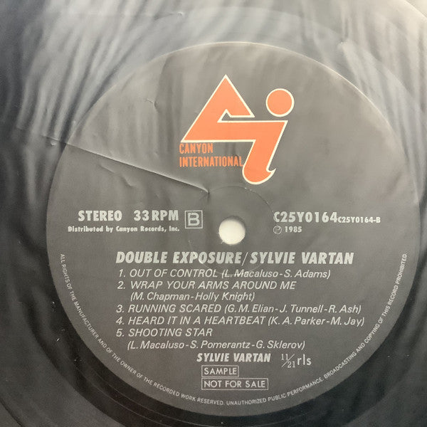 Sylvie Vartan - Double Exposure = ダブル・エクスポジャー (Vinyl, LP, Album, Promo, Stereo) Very Good Plus (VG+) / Fair (F)