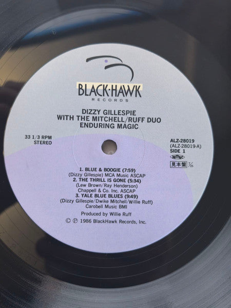 Dizzy Gillespie - Enduring Magic (Vinyl, LP, Album, Promo, Stereo) Very Good (VG) / Very Good (VG)