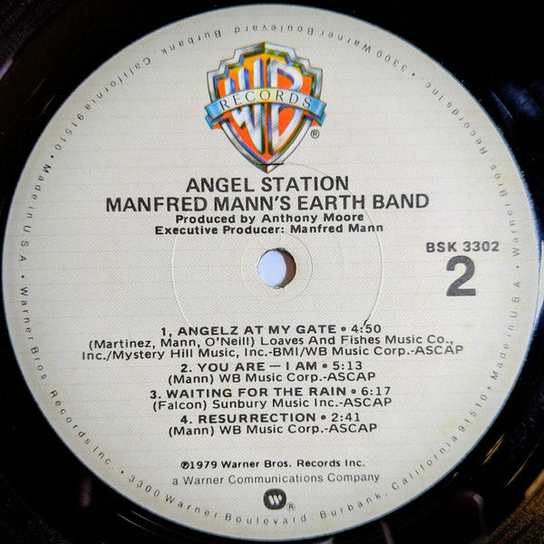 Manfred Mann's Earth Band - Angel Station (Vinyl, LP, Album, Stereo) Very Good Plus (VG+) / Good Plus (G+)