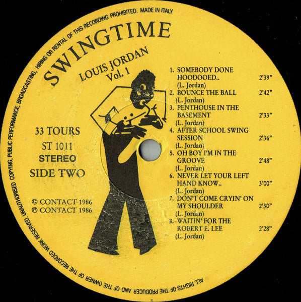 Louis Jordan And His Tympany Five - Hoodoo Man Vol 1 (1938-1940) (Vinyl, LP, Compilation, Remastered, Stereo) Very Good (VG) / Very Good (VG)