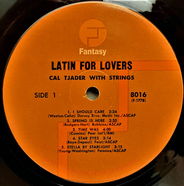 Cal Tjader - Latin For Lovers (Vinyl, LP, Album, Reissue, Stereo) Very Good (VG) / Very Good (VG)